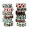 Wrapables Christmas Holiday Washi Tape for Scrapbooking, Stationery, Diary, Card Making 12pcs, Festive Foliage